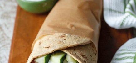 Roulé de poulet shawarma cuit au four