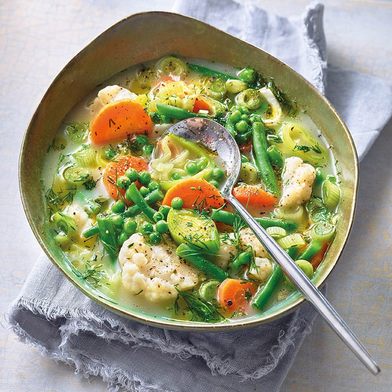 Finnische Gemüsesuppe