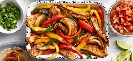 Sheet-Pan Chicken Fajitas with the Works
