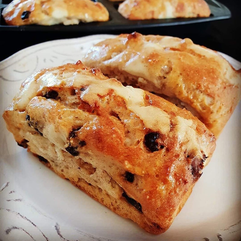 Wendy's hot cross bun mini loaves