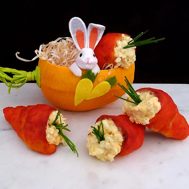 Vic's Easter filled pastry carrots