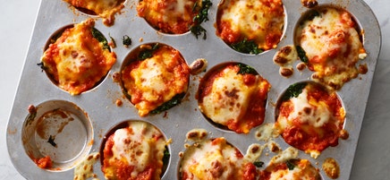 Ravioli lasagna cups