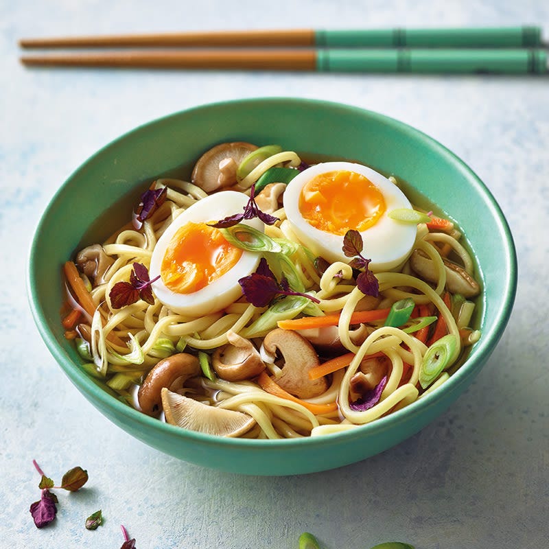 Ramen mit Shiitakepilzen