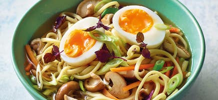 Ramen aux shiitake