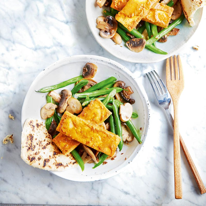 Photo of Tikka tofu with mushrooms & green beans by WW
