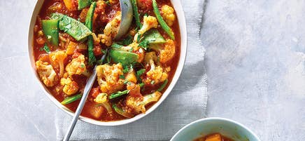 Süsskartoffel-Blumenkohl-Curry