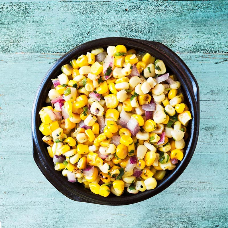 Photo of Smoky grilled sweetcorn salsa by WW