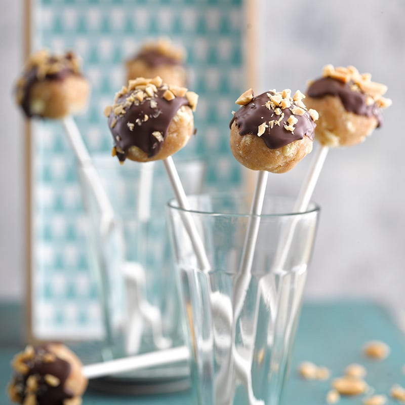 Foto van Pindakaas-cakepops door WW