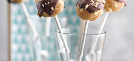 Pindakaas-cakepops