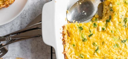 Casserole de maïs avec croûte aux pommes de terre