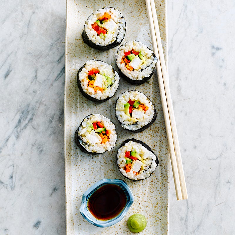 ViktVäktarna - Sushi makirullar med krispig kyckling