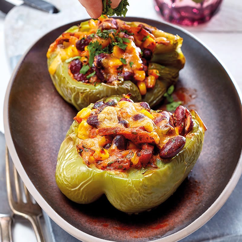 Gefüllte Peperoni mit Chorizo