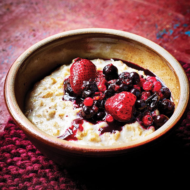 Spiced berry porridge