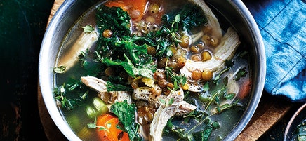 Chicken and vegetable soup