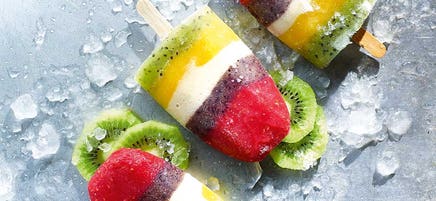 Rainbow pops