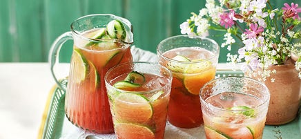 Cucumber & watermelon agua fresca