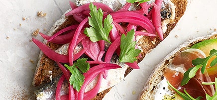 Sardine toast topper