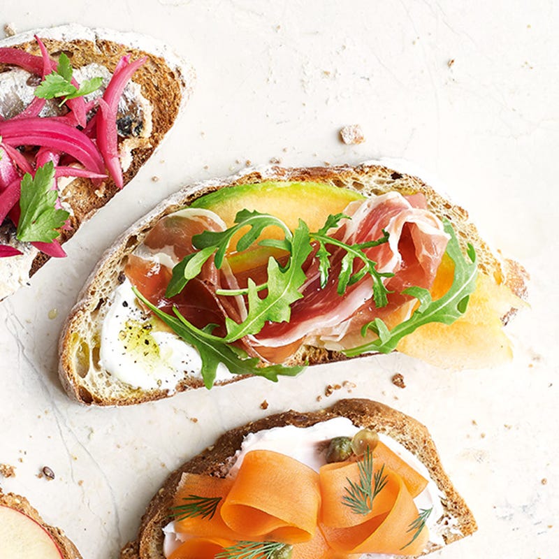 Photo of Cantaloupe & Parma ham on sourdough toast by WW