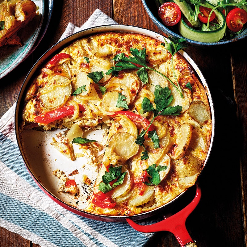 Vegetarian Spanish omelette