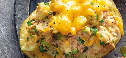 Ofenkartoffeln mit Thunfisch-Topping