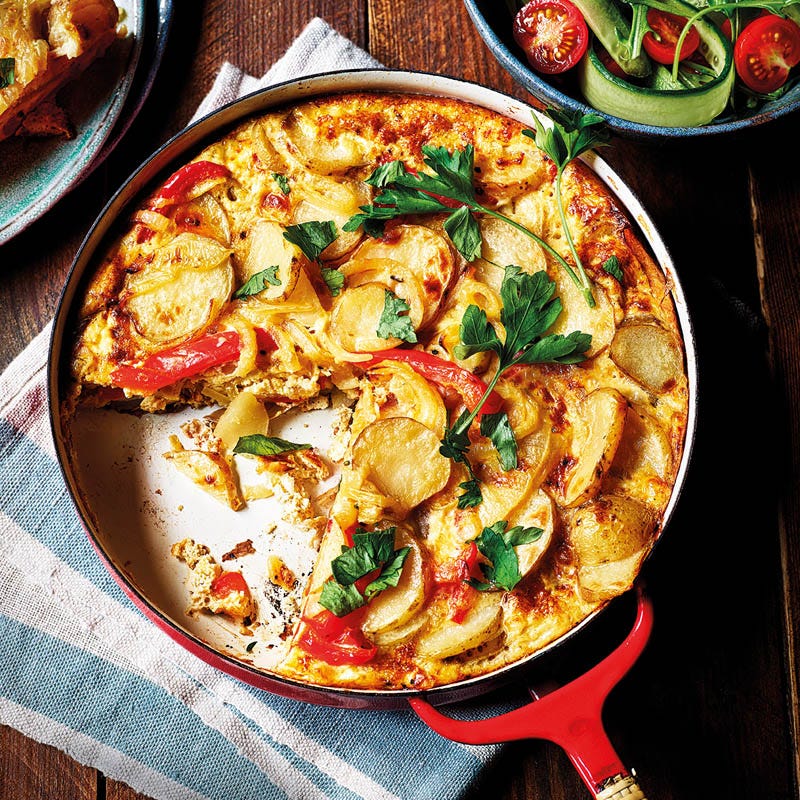 Spanische Tortilla mit Paprika