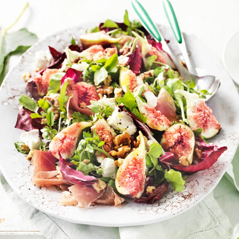 Photo de/du Salade aux figues et jambon cru par WW