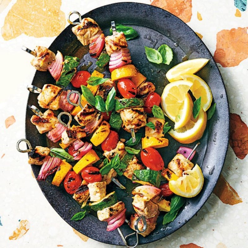 Photo de/du Brochettes de porc au citron et basilic par WW