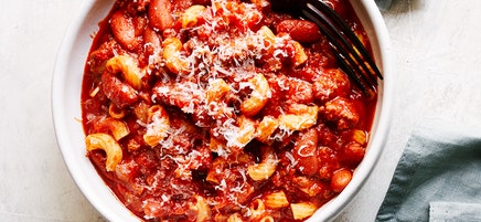 Beef chilli pasta