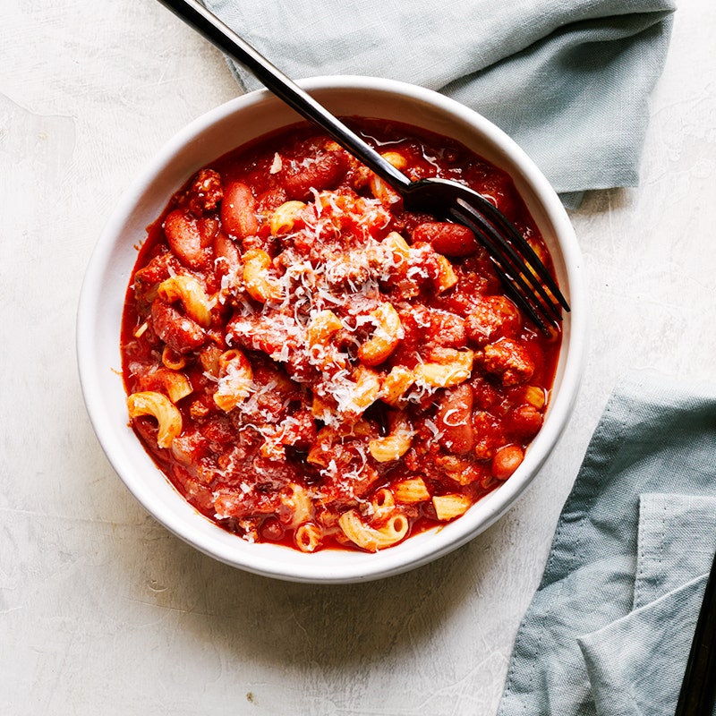 Beef chilli pasta
