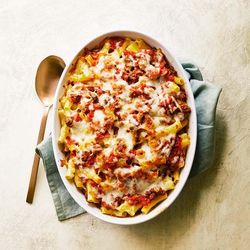 Baked beef macaroni