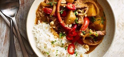 Beef massaman curry