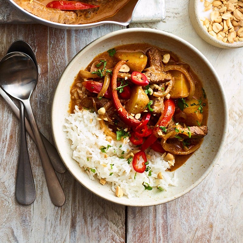 Beef massaman curry