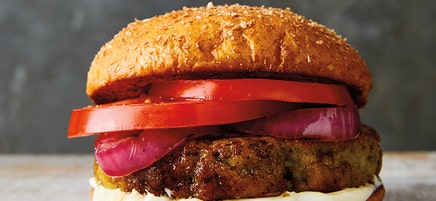 Pesto turkey burgers