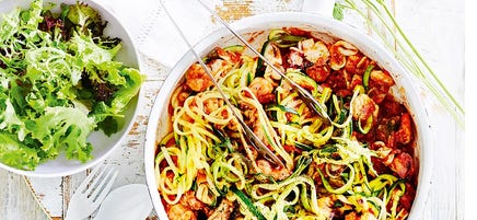 Courgette marinara
