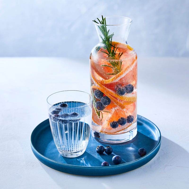 Grapefruit-Rosmarin-Wasser