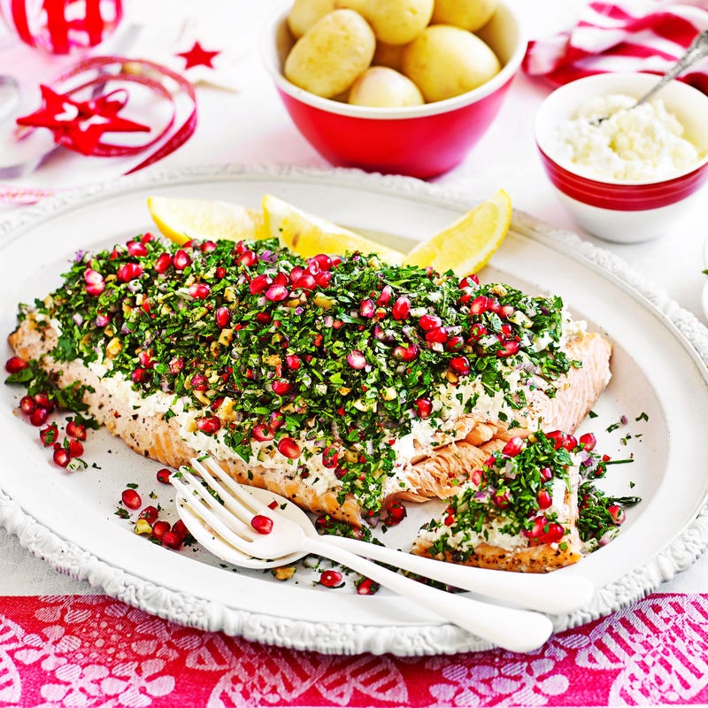 Foto van Midden-Oosterse zalm uit de oven door WW