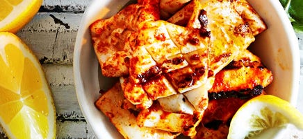 Gegrilde calamari
