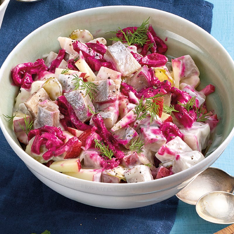 Heringssalat mit Apfel