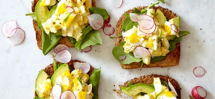 Open-Face Egg Salad Sandwiches