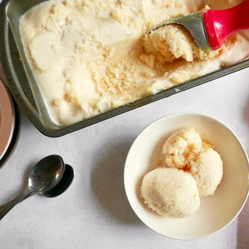 ViktVäktarna - Aquafabaglass med persika och vanilj