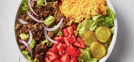 Cheeseburger Salad Bowls
