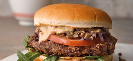Bonen-champignonburgers