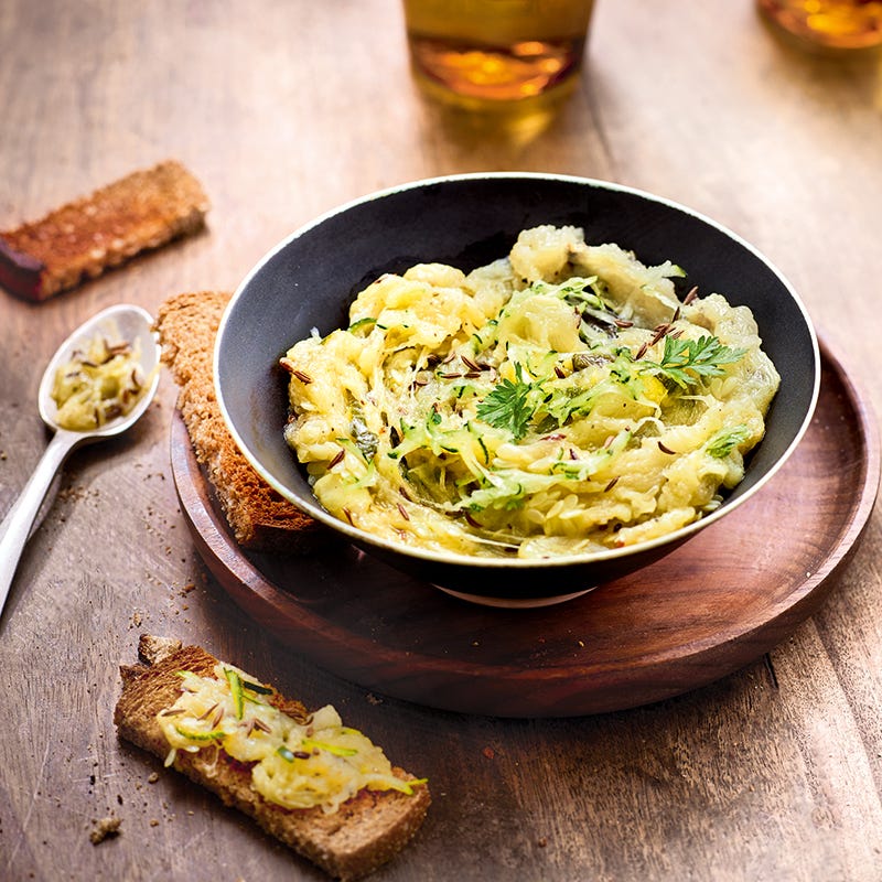 Foto van Courgettekaviaar met karwij door WW