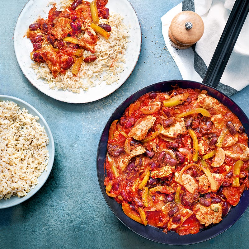 Foto van Chili con carne met kalkoenreepjes door WW