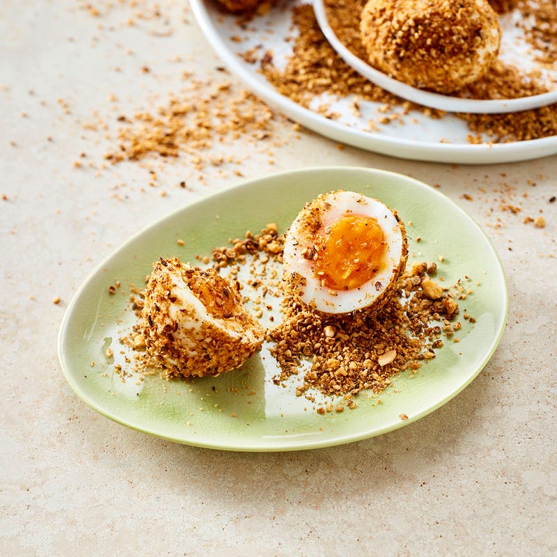 Würzige Dukkah-Eier