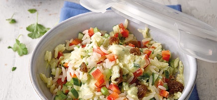 Indiase rijstsalade
