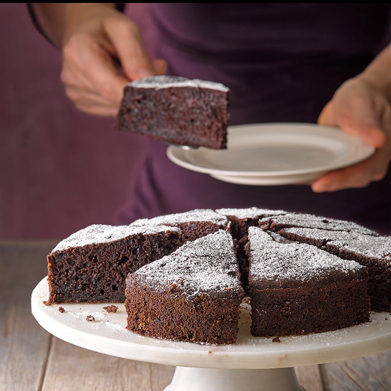 Foto van Smeuïge chocoladetaart met rode biet door WW