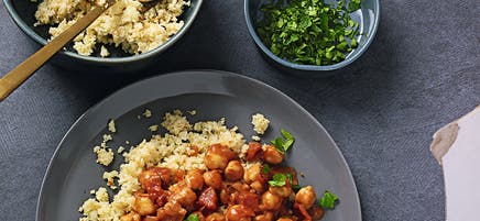 Chickpea tikka masala