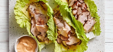 Cabbage Leaf Reuben Wraps