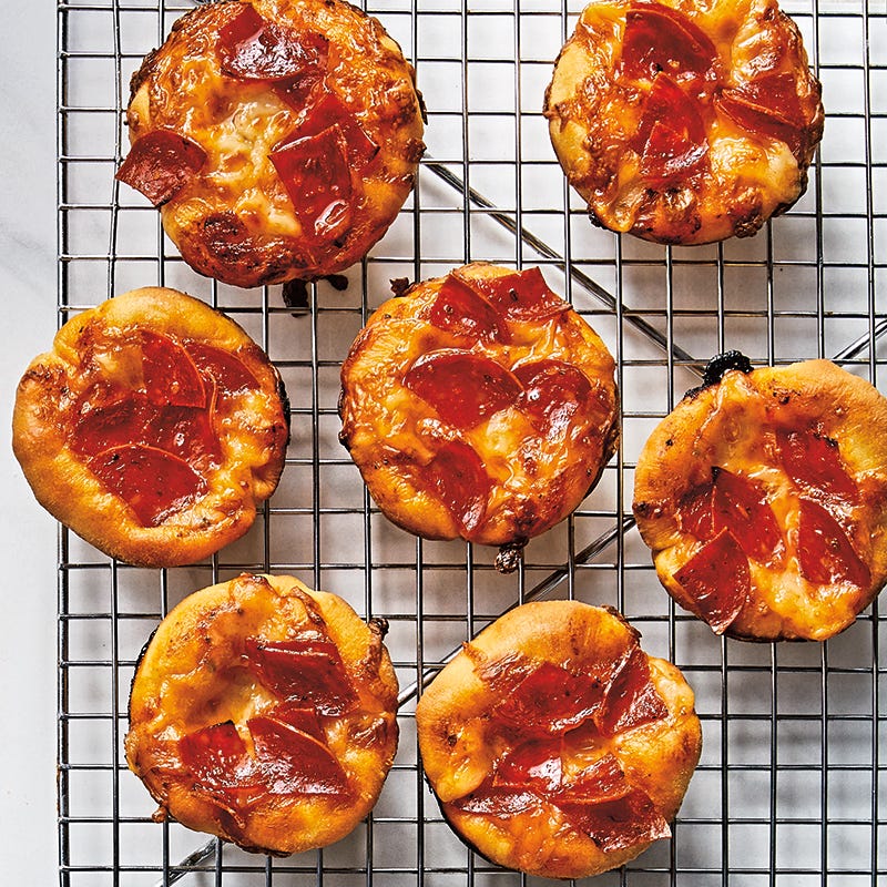 Mini Pepperoni Deep-Dish Pizzas